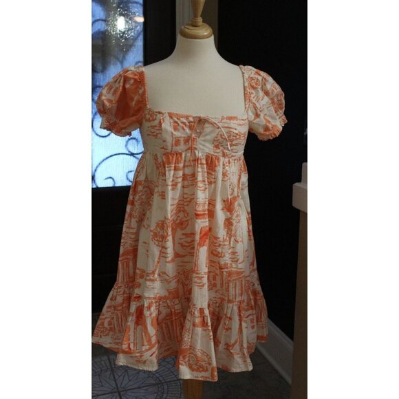Urban Outfitters Dresses & Skirts - Urban Outfitters Wonderland Tie-back Babydoll Dress Size Extra Small